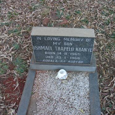 KHANYE Ishmael Thapelo 1965-1966