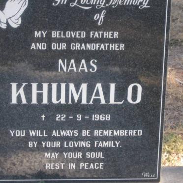KHUMALO Naas -1968