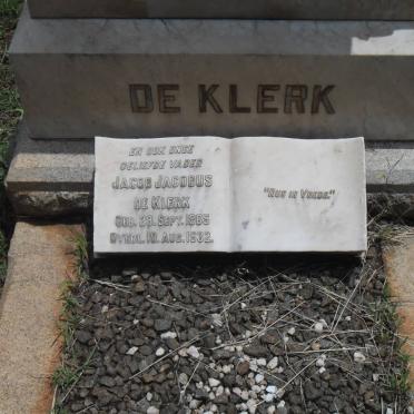 KLERK Jacob Johannes, de 1865-1932 &amp; Elizabeth Johanna SNYMAN 1869-1932