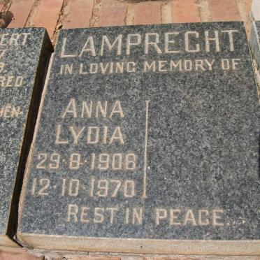 LAMPBRECHT Anna Lydia 1908-1970