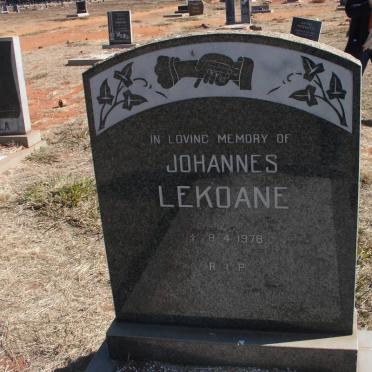 LEKOANE Johannes -1978