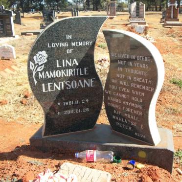 LENTSOANE Lina Mamokiritle 1991-2011