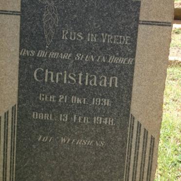 LIEBENBERG Christiaan 1931-1948
