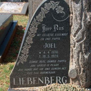 LIEBENBERG Joel 1930-1975