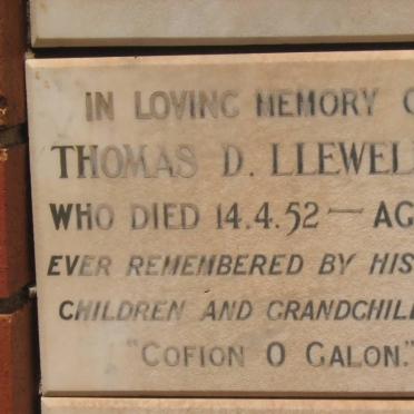 LLEWELLYN Thomas D. -1952