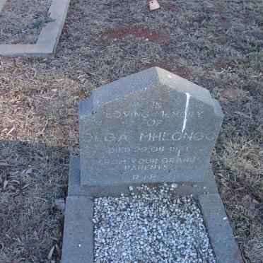 MHLONGO Olga -1971