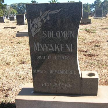 MNYAKENI Solomon -1966