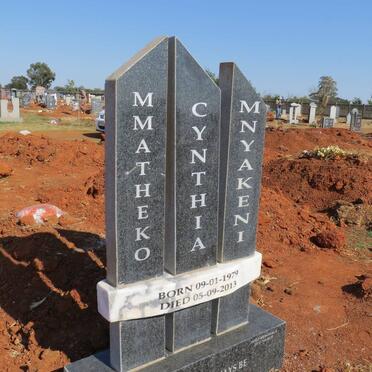 MNYAKENI Mmatheko Cynthia 1979-2013