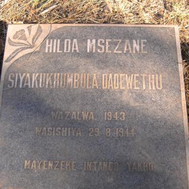 MSEZANE Hilda 1943-1944
