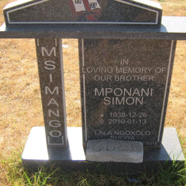 MSIMANGO Mponani Simon 1938-2010