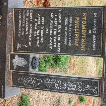 MTHEMBU Ntombithini Phillipine 1948-2007