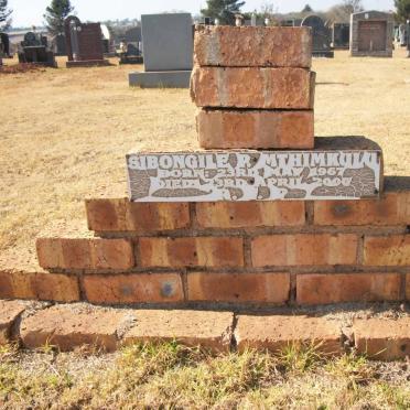 MTHIMKULU Sibongile R. 1967-2000