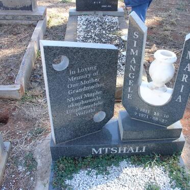 MTSHALI Simangele Maria
