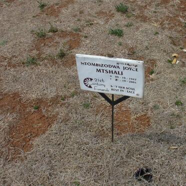 MTSHALI Ntombtzodwa Joyce 1947-2001