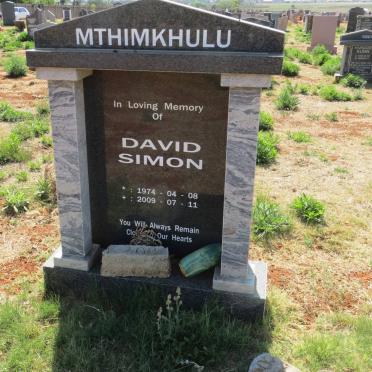 MTHIMKHULU David Simon 1974-2009