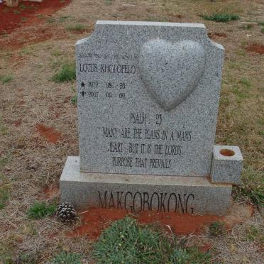 MAKGOBOKONG Loius Khglofelo 1972-2007