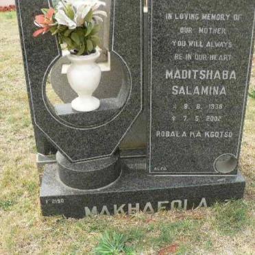 MAKHAEOLA Maditshaba Salamina 1938-2002