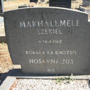 MAKHALEMELE Ezekiel -1965
