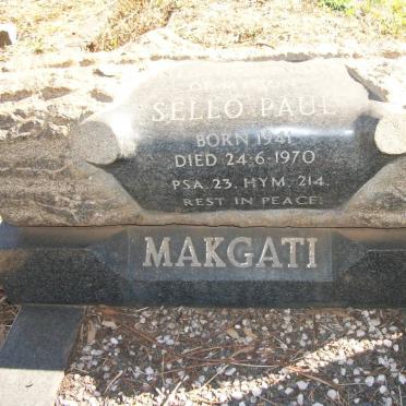 MAKGATI Sello Paul 1941-1970