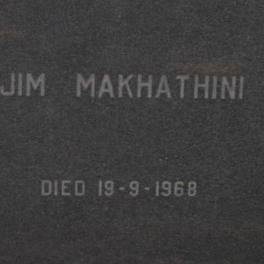 MAKHATHINI Jim -1968