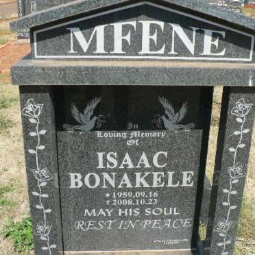 MEENE Isaac Bonakele 1959-2008