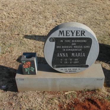 MEYER Anna Maria 1911-1997