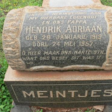 MEINTJES Hendrik Adriaan 1919-1957