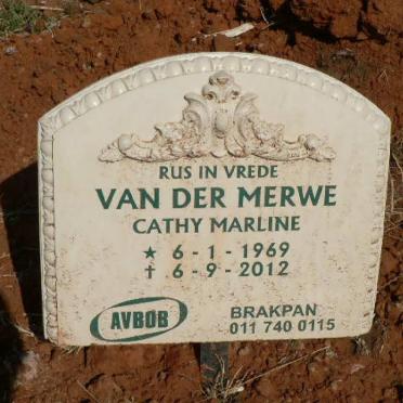 MERWE Cathy Marline, van der 1969-2012