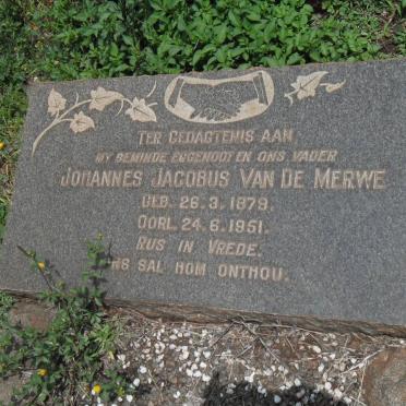MERWE Johannes Jacobus, van de 1879-1951