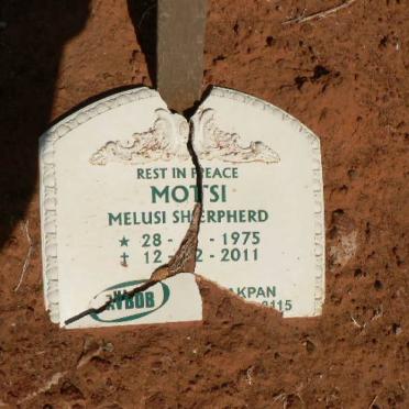 MOTSI Melusi Sherpherd 1975-2011