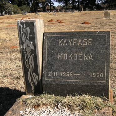 MOKOENA Kayfase 1959-1960