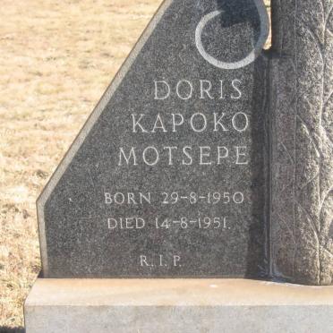 MOTSEPE Doris Kapoko 1950-1951