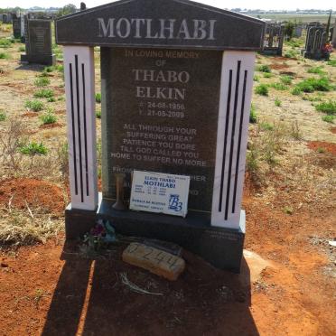 MOTLHABI Thabo Elkin 1956-2009