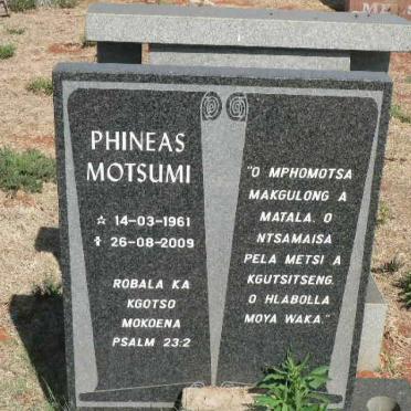 MOTSUMI Phineas 1961-2009