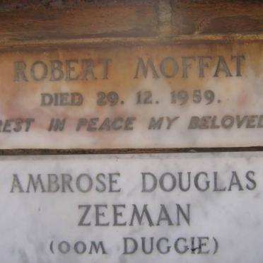 MOFFAT Robert -1959