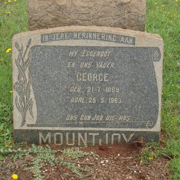 MOUNTJOY George 1889-1963