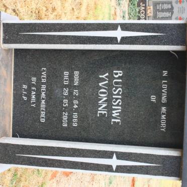 MOTSAI Busisiwe Yvonne 1969-2008
