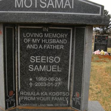 MOTSAMAI Seeiso Samuel 1960-2003