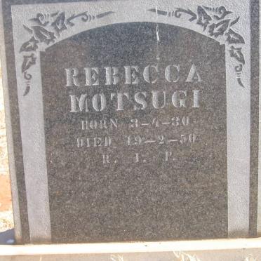 MOTSUGI Rebecca 1930-1950