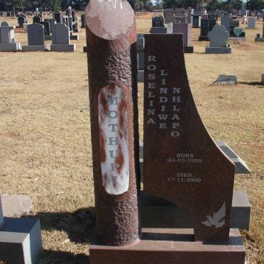 MOTHUPI Roselina Lindwe Nhlapo 1959-2000