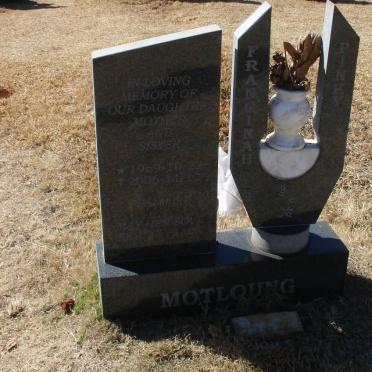 MOTLOUNG Francinah Pinky 1969-2006