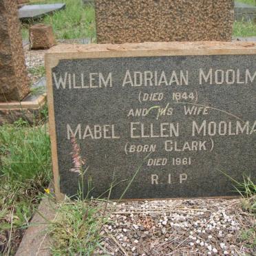 MOOLMAN Willem Adriaan -1944 &amp; Mabel Ellen CLARK -1961
