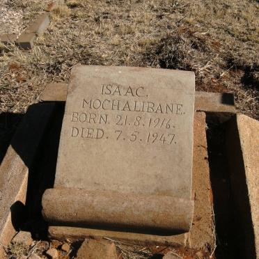 MOCHALIBANE Isaac 1916-1947