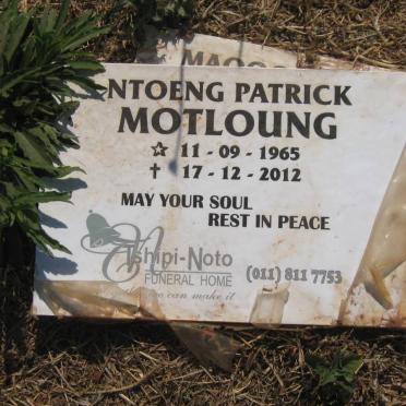 MOTLOUNG Ntoeng Patrick 1965-2012