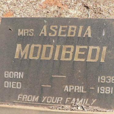 MODIBEDI Asebia 1938-1981