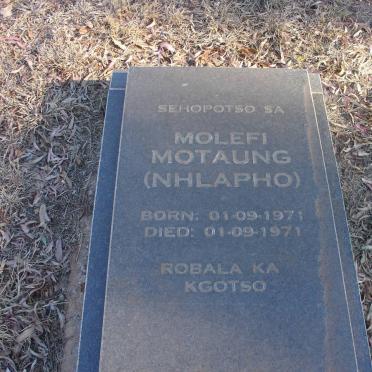 MOLOFI Motaung 1971-1971