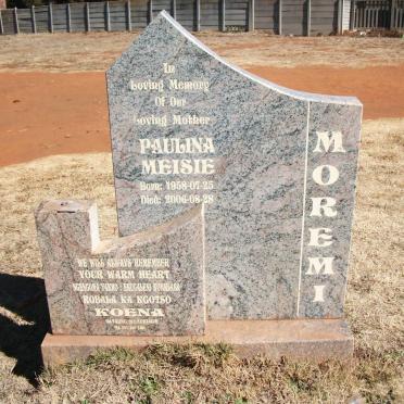 MOREMI Paulina Meisie 1958-2006