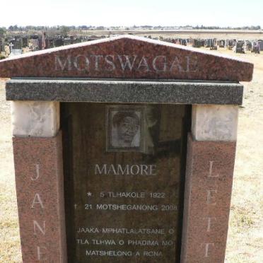 MOTSWAGAE Jane Lettie 1922-2008