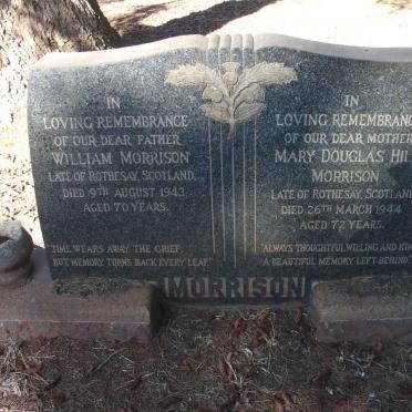 MORRISON William -1943 &amp; Mary Douglas HILL -1944