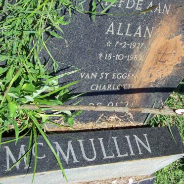 McMULLIN Allan 1927-1989
